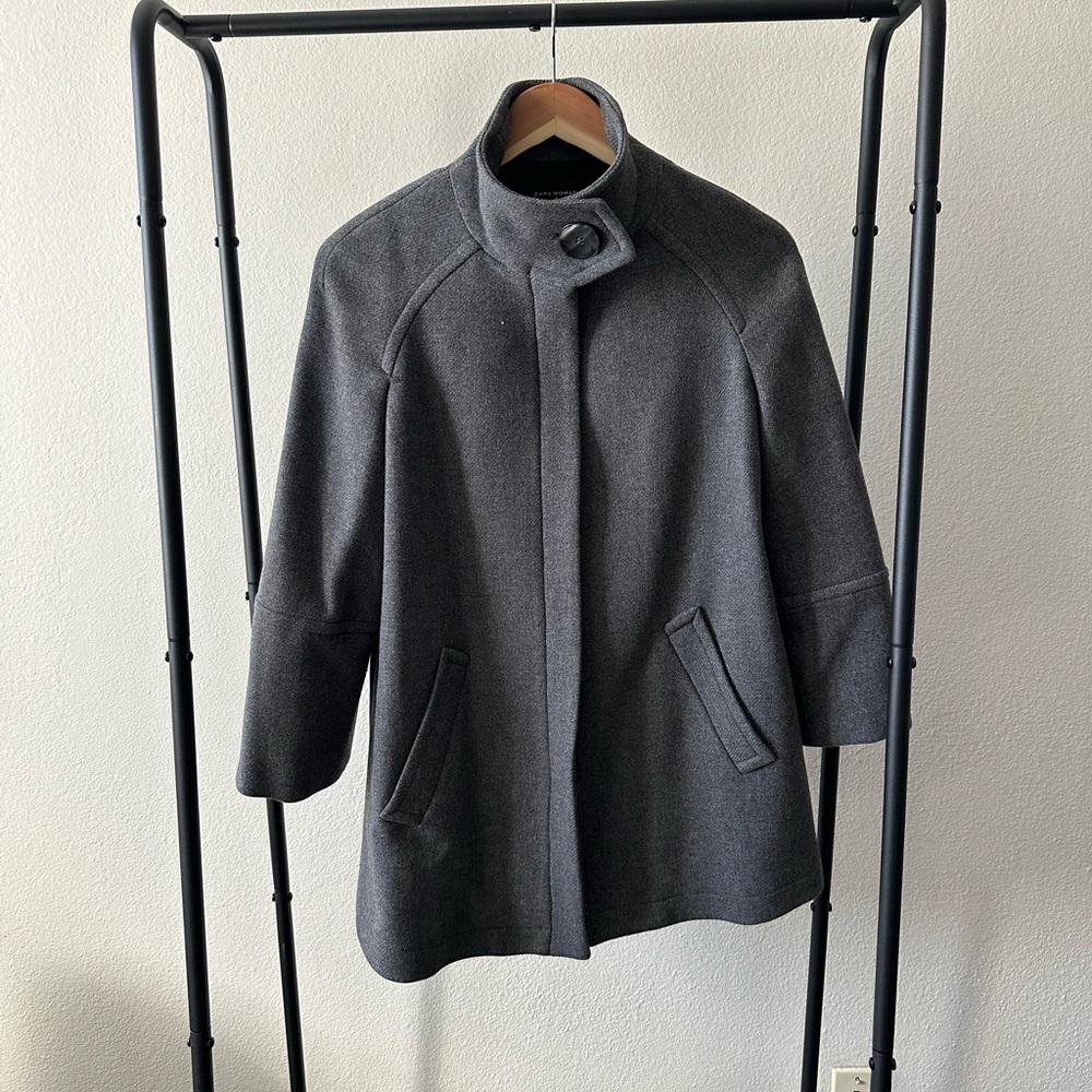 ZARA Woman Wool Blend Coat